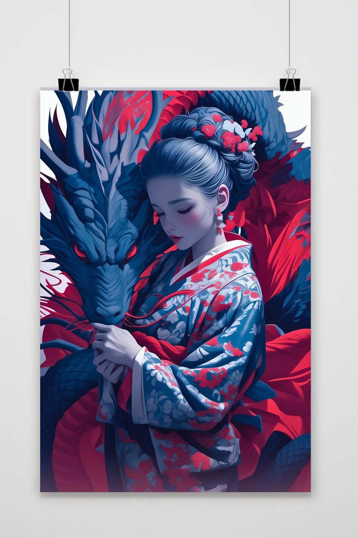 Affiche Dragon Girl de 25 Artstreet
