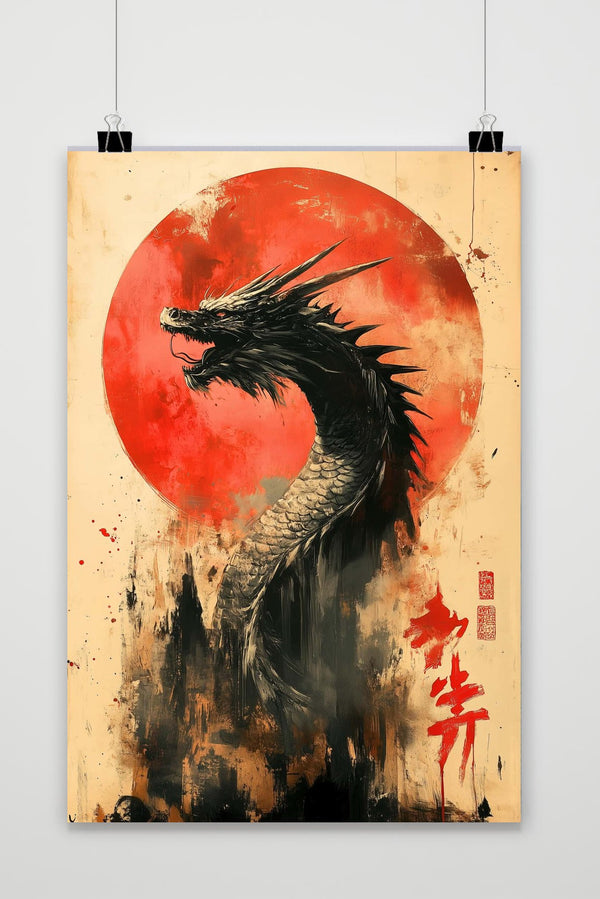 Dragon Japanese poster