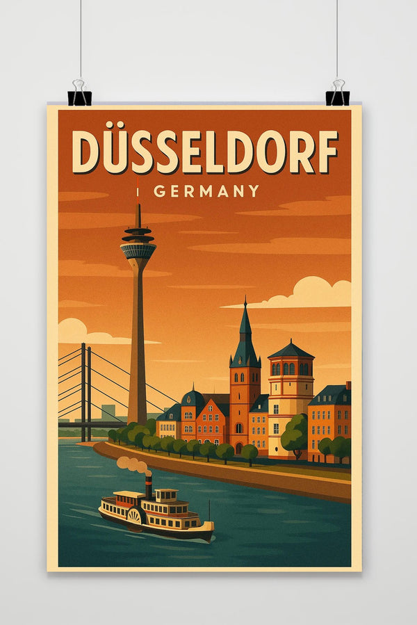 Póster Düsseldorf Germany Art