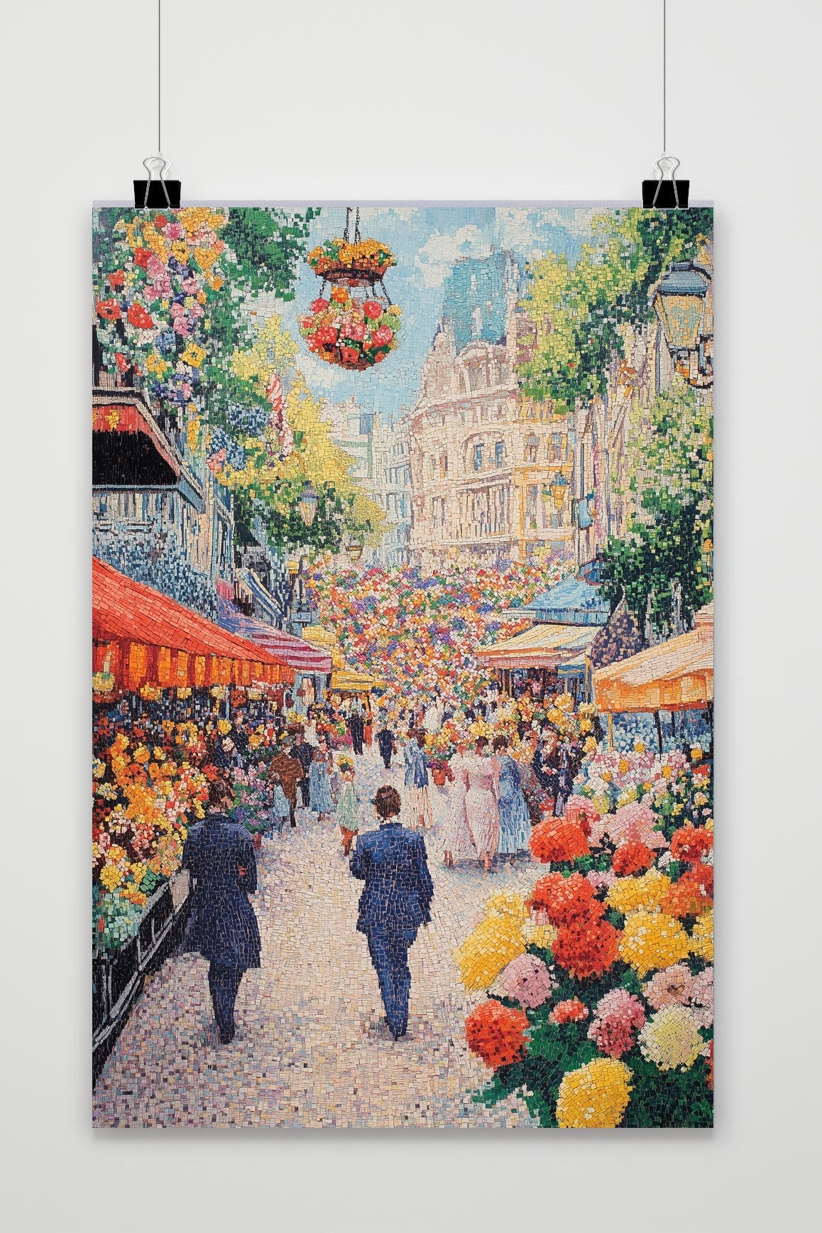 Dutch Flower Market poster van 25 Artstreet