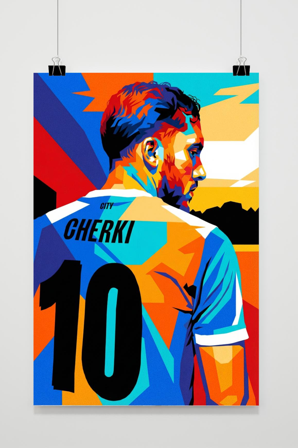 Rayan Cherki 10 poster van 25 Artstreet