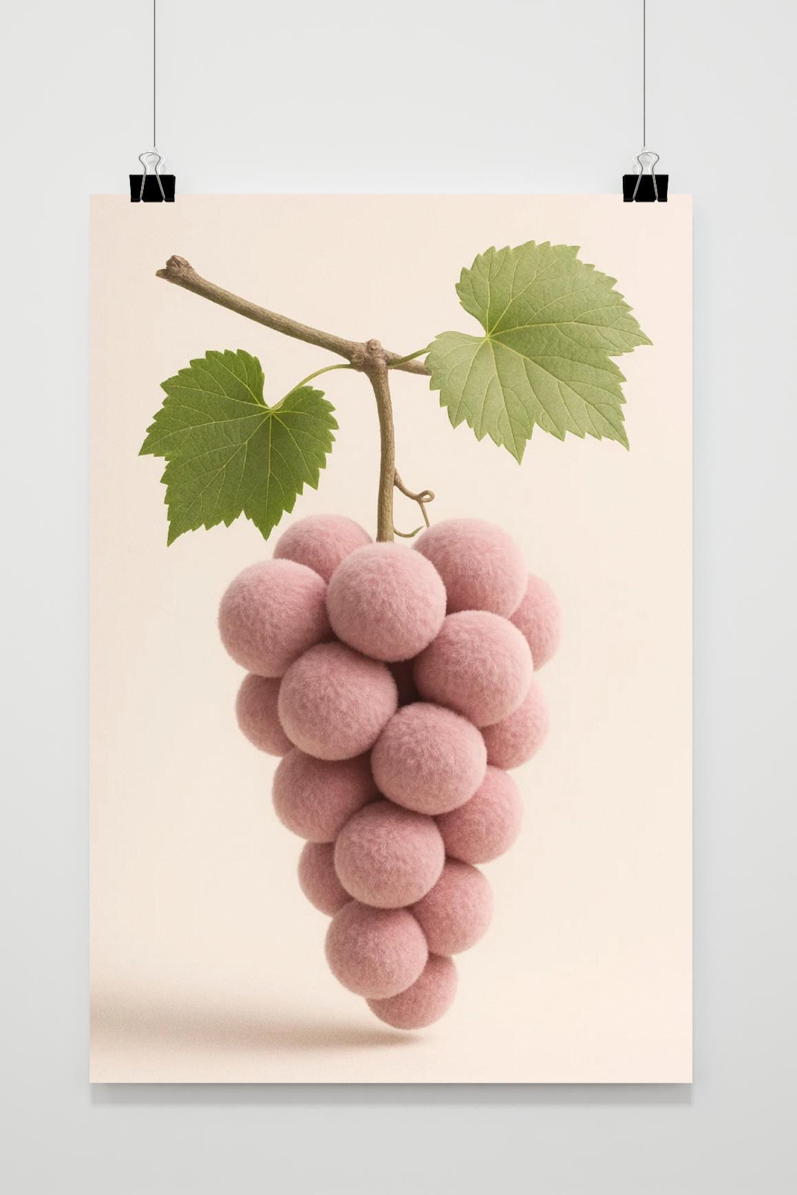 Grapes Wool Whimsical Craft in interieur