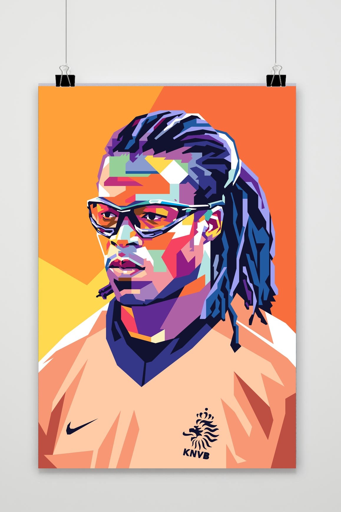 Affiche Edgar Davids de 25 Artstreet
