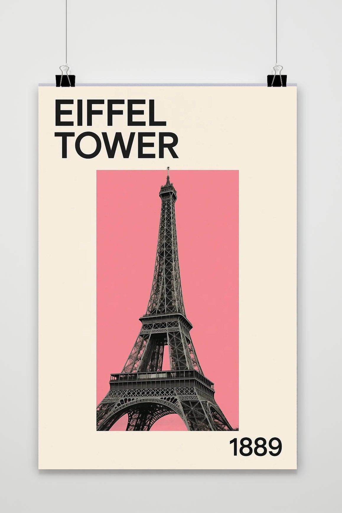 Affiche Eiffel Tower 1889 de 25 Artstreet
