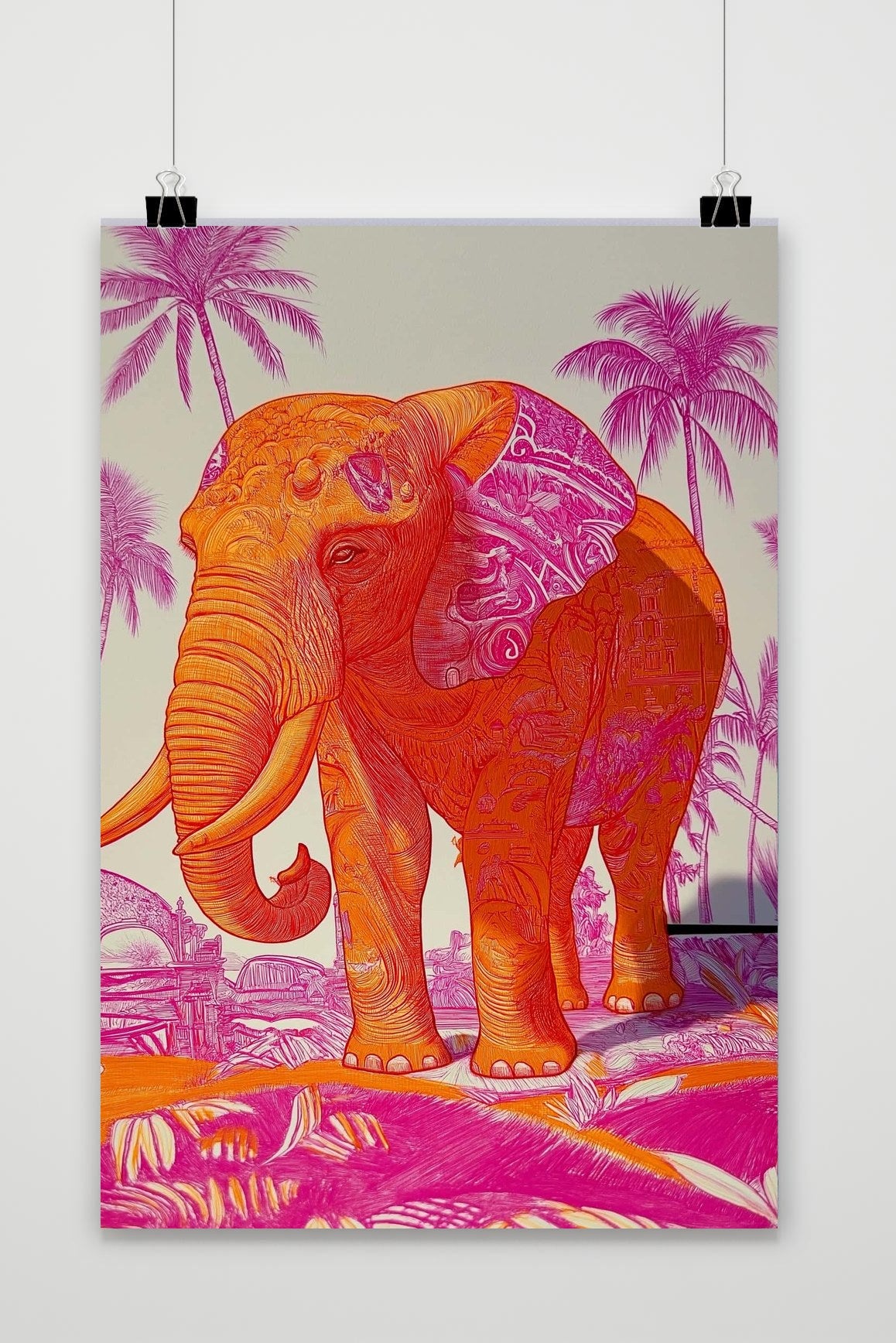 Póster Elephant de 25 Artstreet