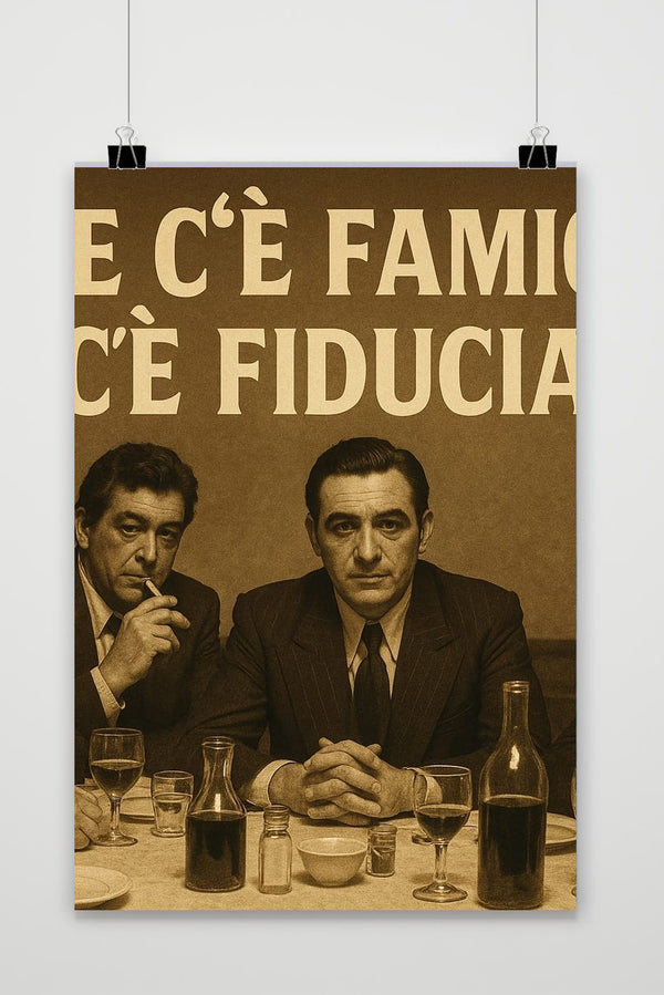 Family and Trust Italian Mafia Poster