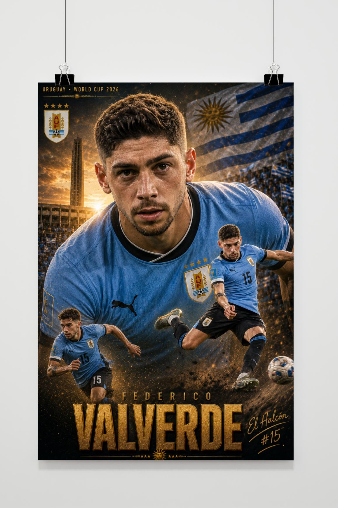 Federico Valverde poster by 25 Artstreet