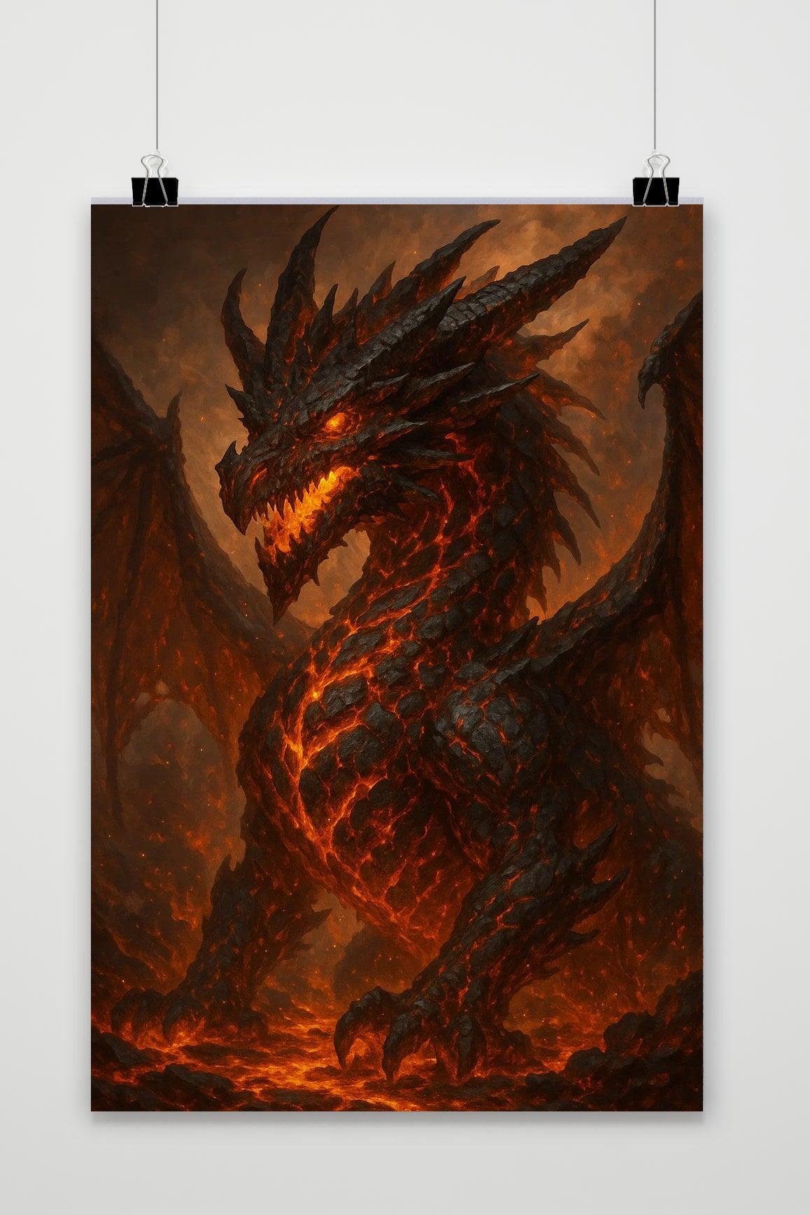 Fire Dragon poster van 25 Artstreet