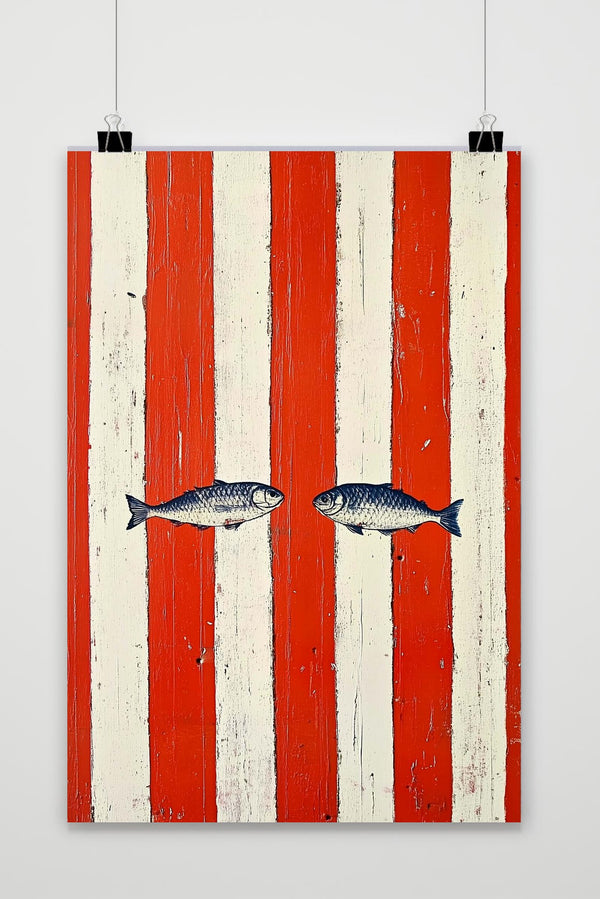 Fish Minimalist poster