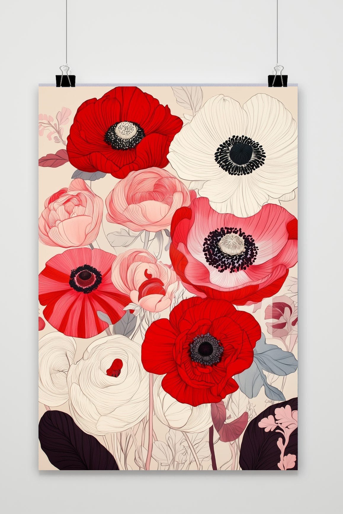 Flowers Art poster van 25 Artstreet
