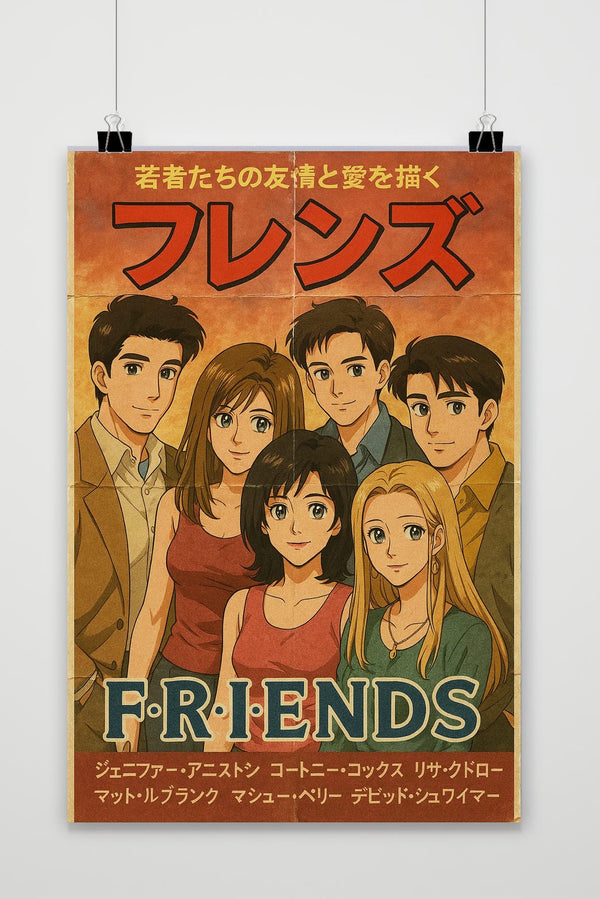Friends Manga Poster