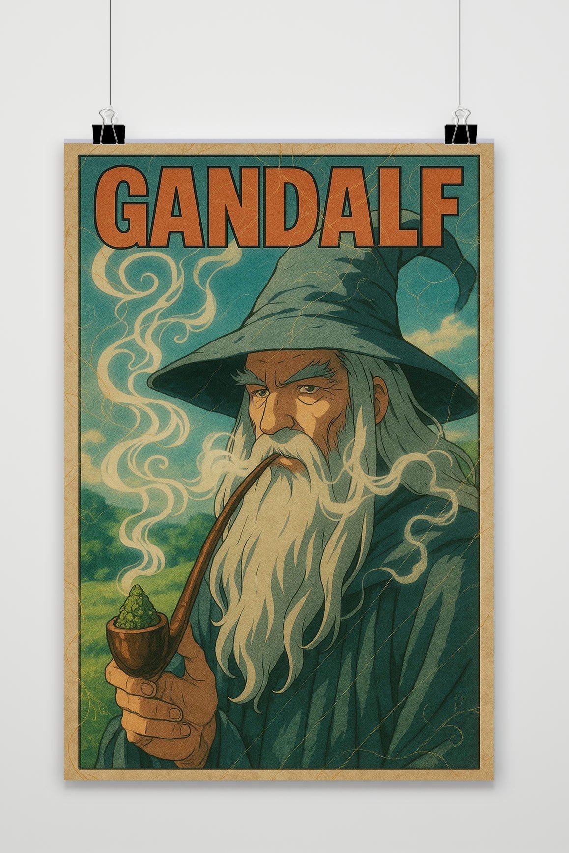 Póster Gandalf The Lord Of The Rings de 25 Artstreet