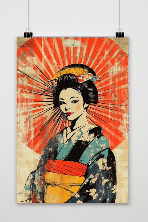 Geisha Vintage Poster