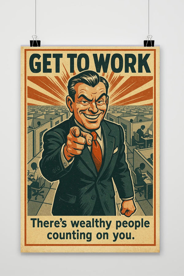 Get To Work Poster