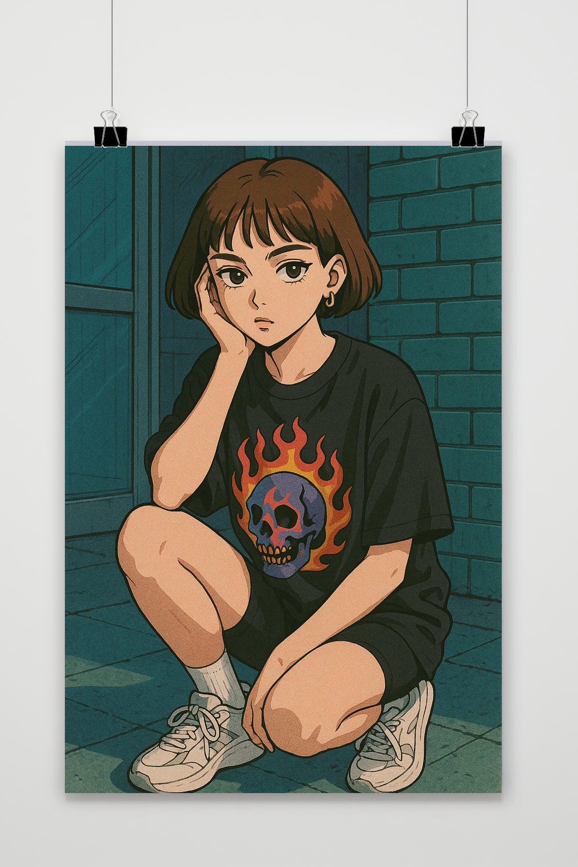 Affiche Girl Anime de 25 Artstreet
