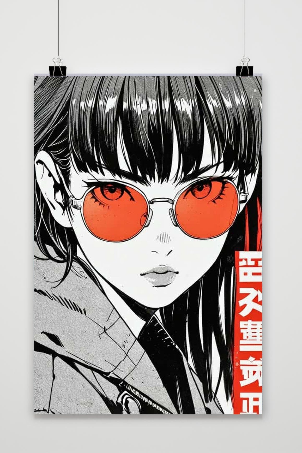 Affiche Girl Manga de 25 Artstreet