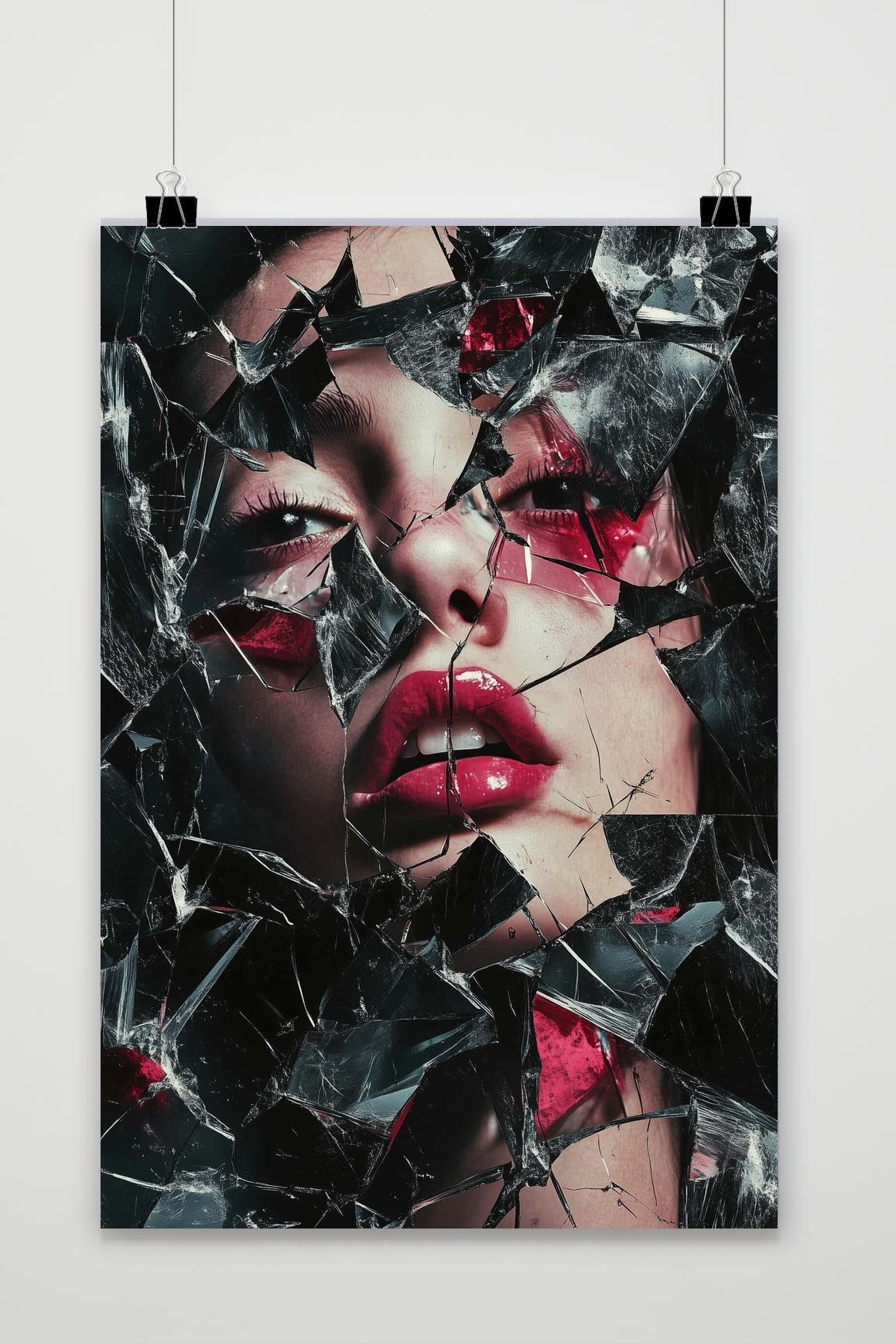 Affiche Glass Portrait de 25 Artstreet
