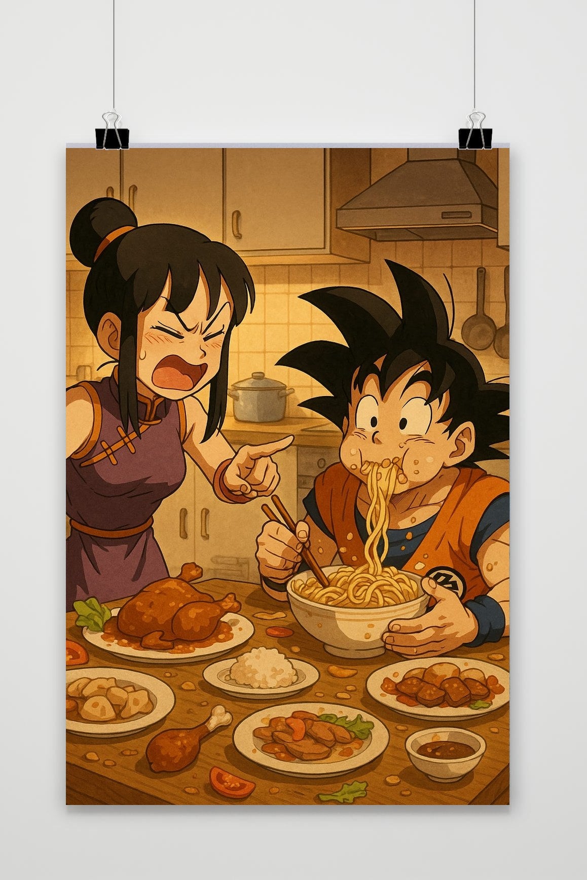 Goku Chi-chi Dragon Ball poster van 25 Artstreet