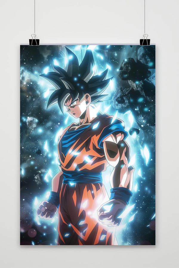 Goku Glowing Dragon Ball poster