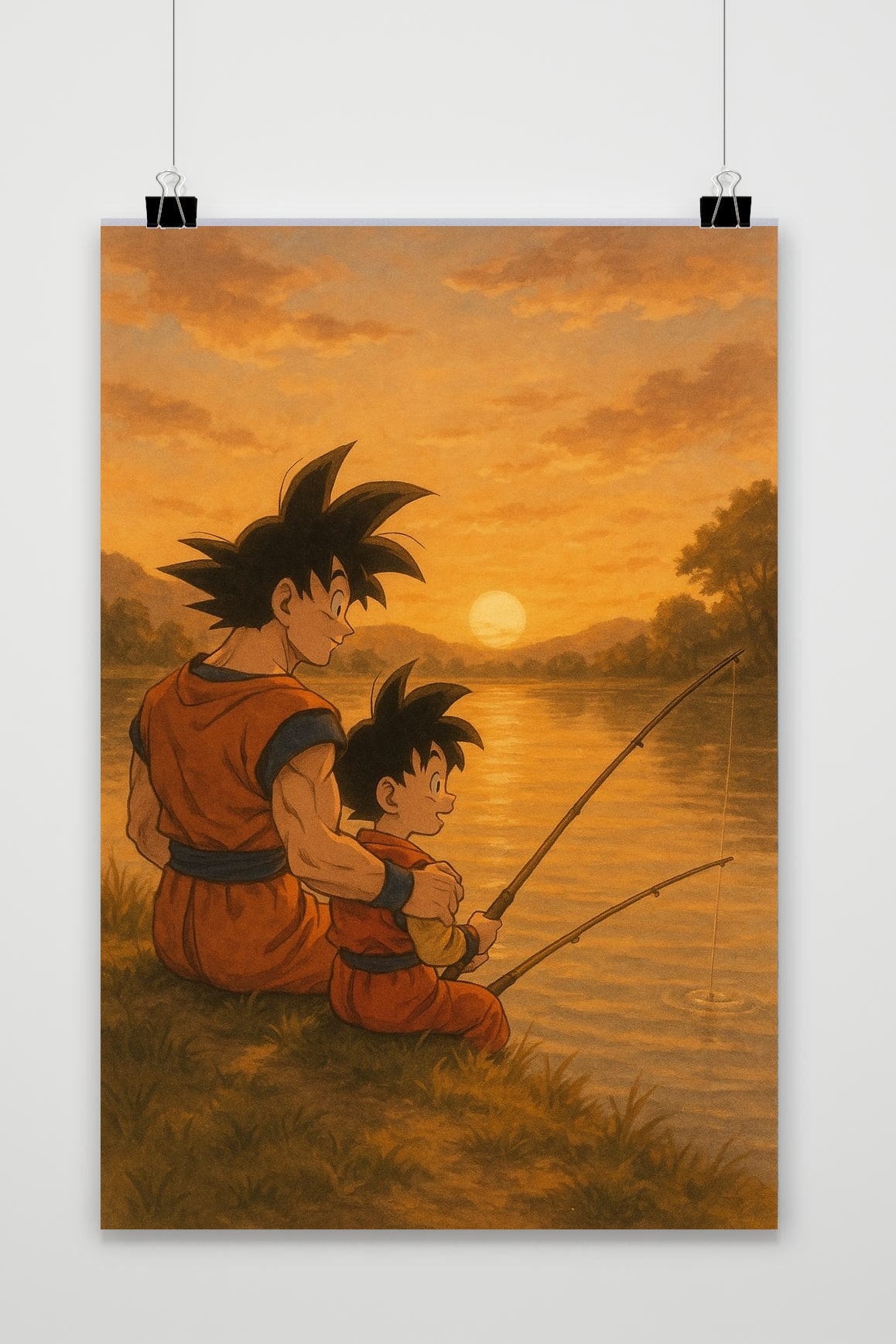 Goku Goten Dragon Ball poster van 25 Artstreet