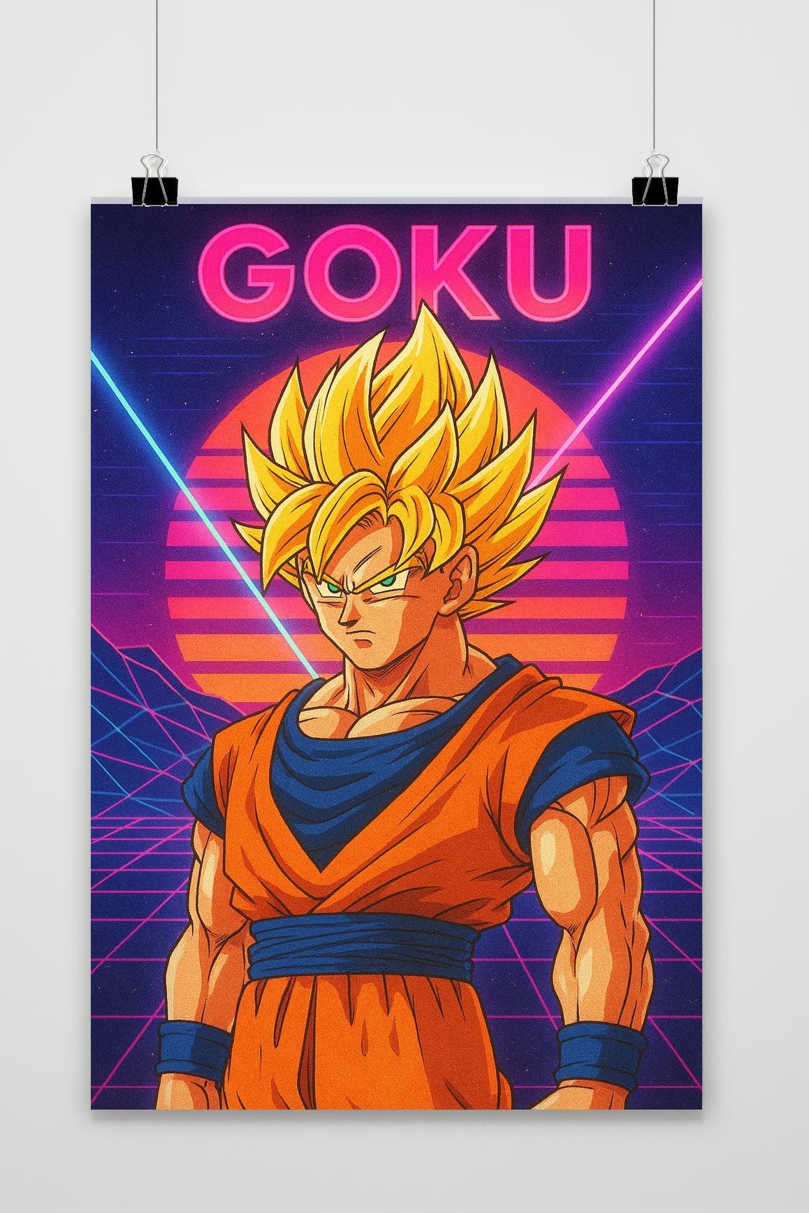 Goku Saiyan Dragon Ball poster van 25 Artstreet