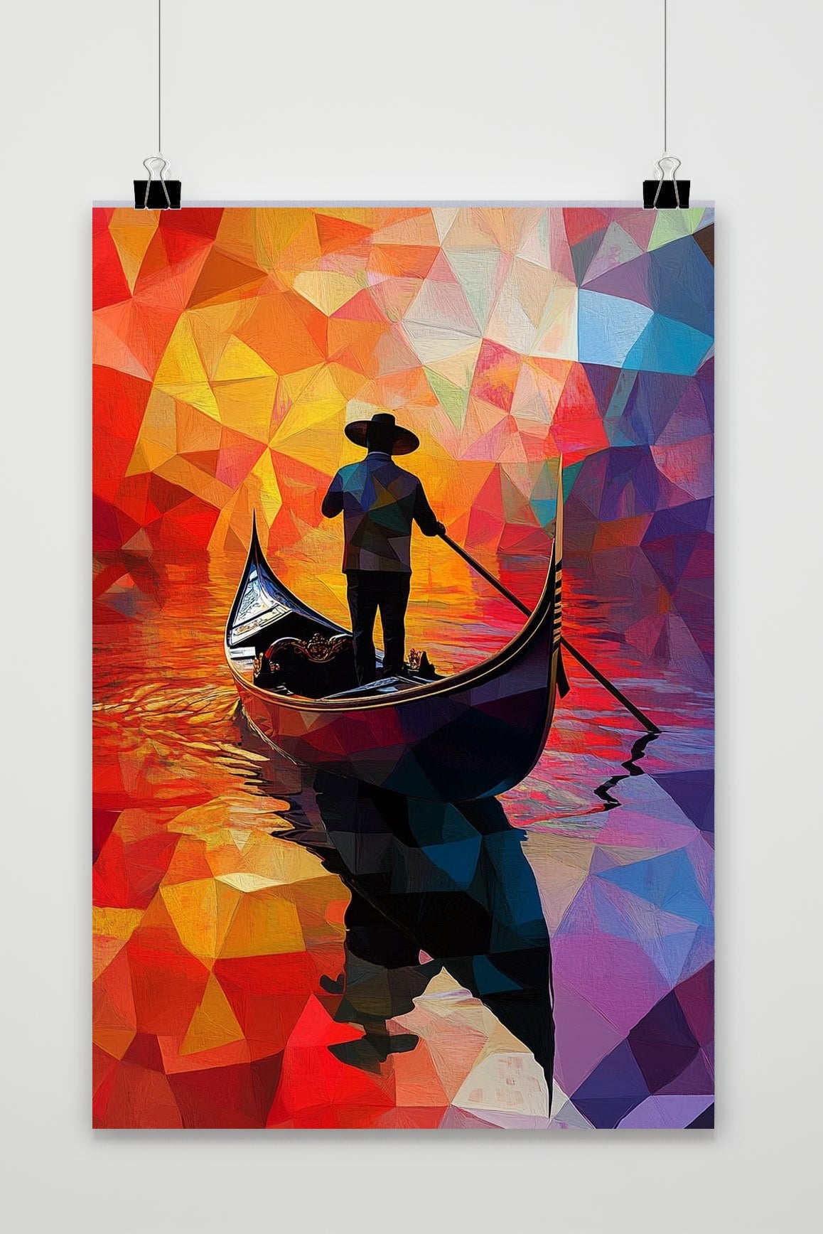 Gondola Venice Pop Art poster van 25 Artstreet