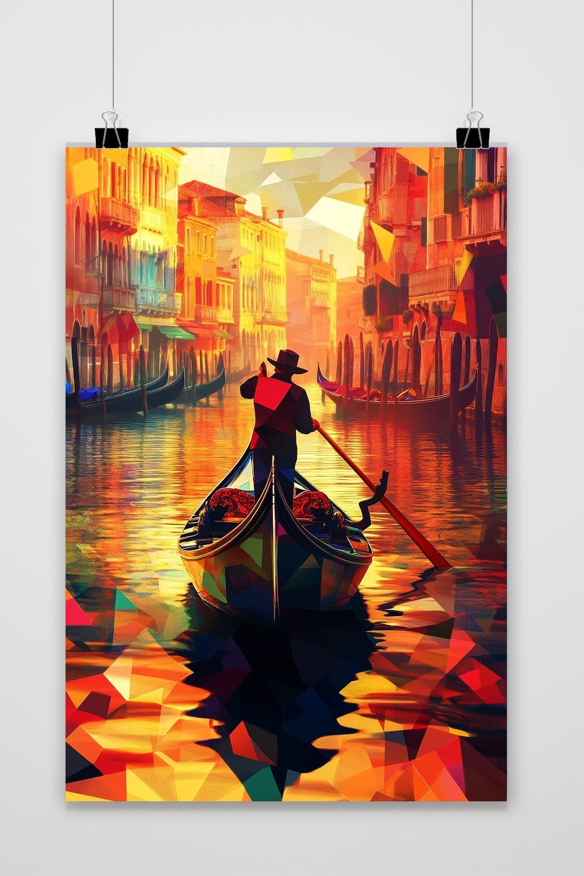 Póster Gondola Venice de 25 Artstreet