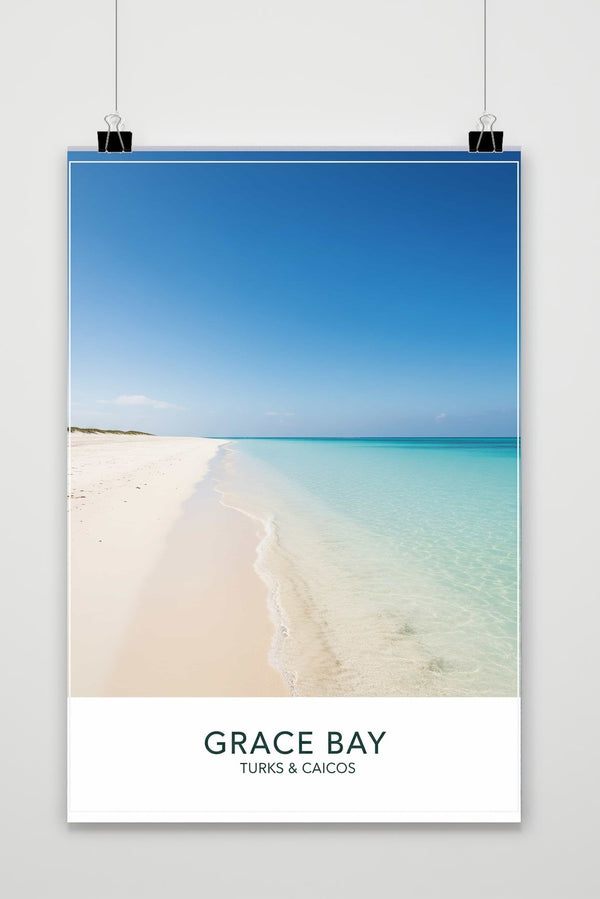 Grace Bay Beach Poster