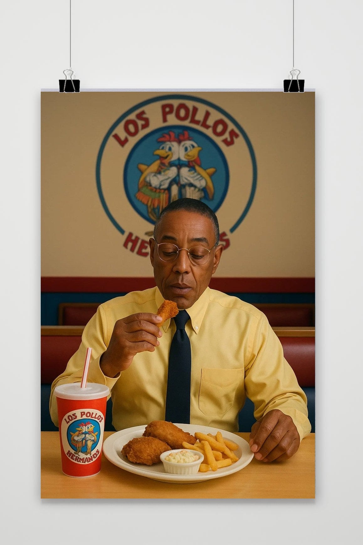 Póster Gus Fring Breaking Bad Los Pollos Hermanos de 25 Artstreet