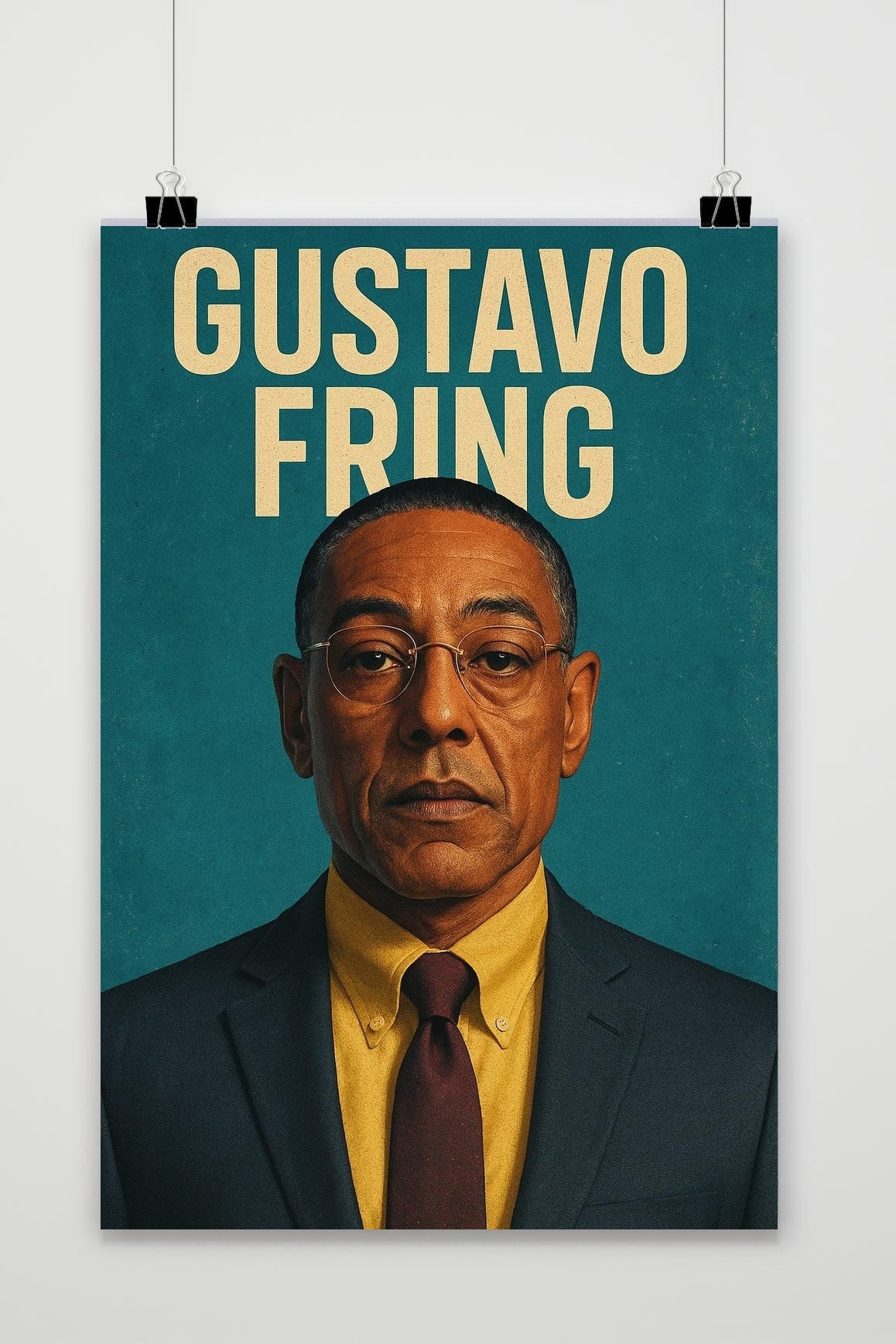 Affiche Gustavo Fring Breaking Bad de 25 Artstreet
