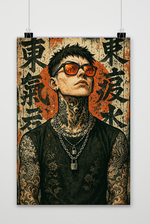 Guy Tattoo Japanese Poster