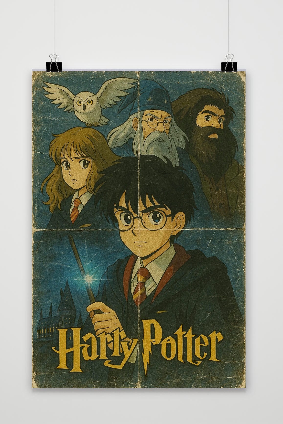 Affiche Harry Potter Cartoon de 25 Artstreet