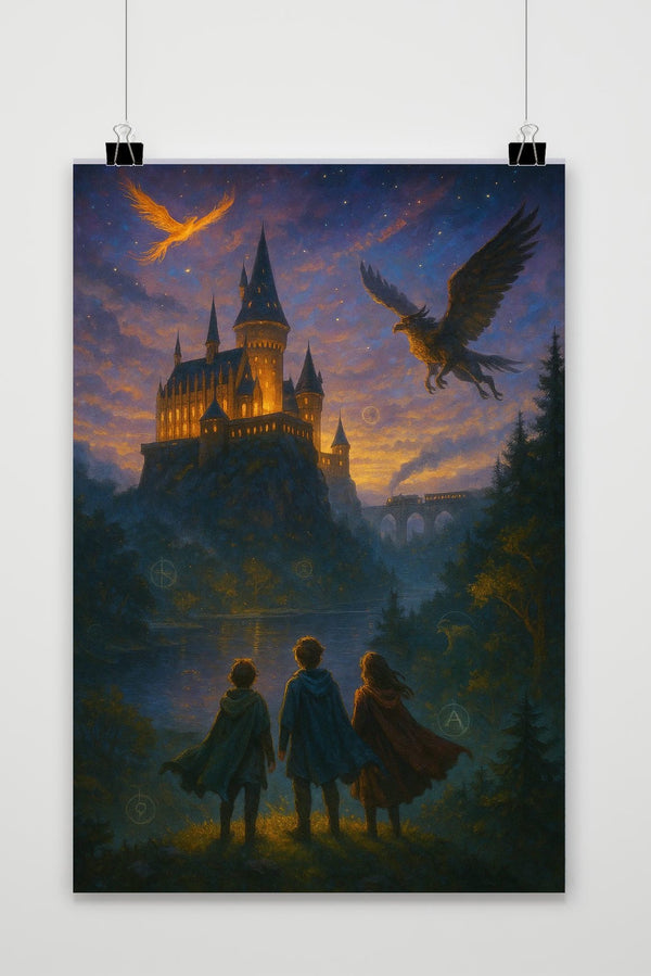 Affiche Harry Potter Hogwarts