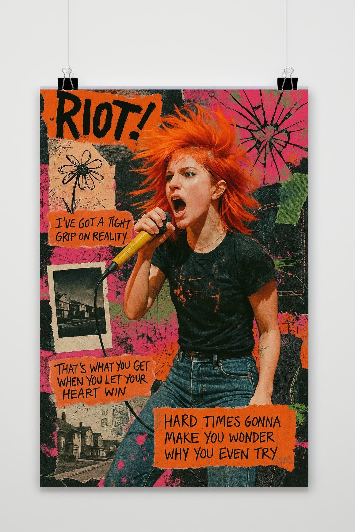 Affiche Hayley Williams Paramore de 25 Artstreet