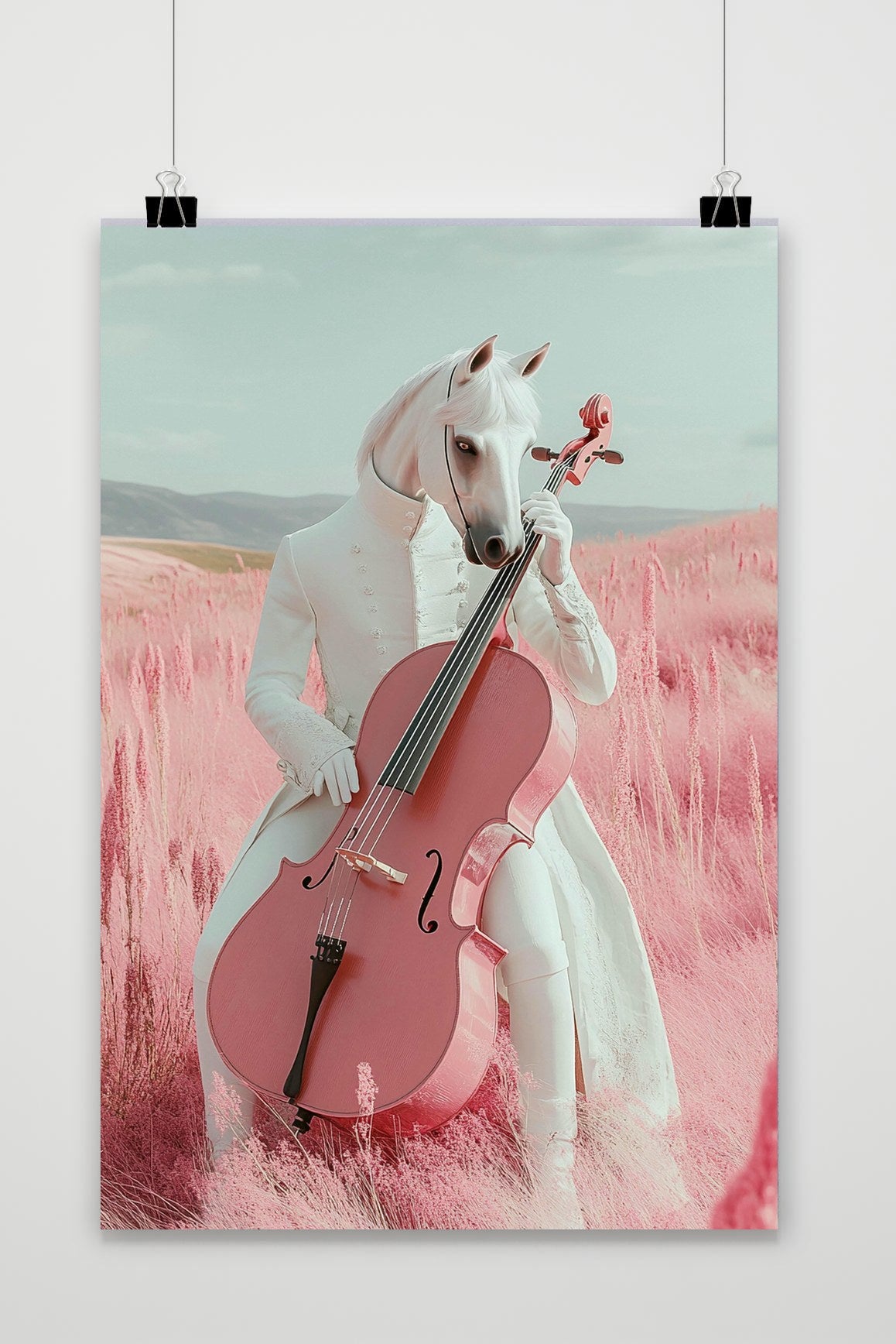 Póster Horse Cello de 25 Artstreet