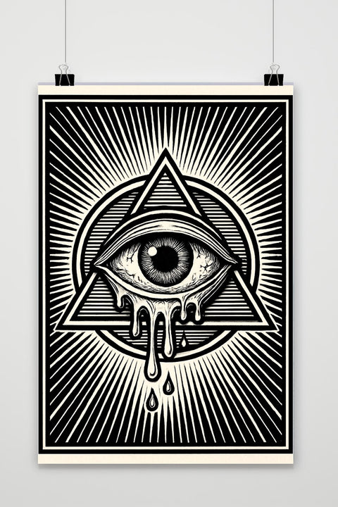 Illuminati Eye of Prividence Poster
