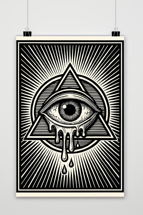 Illuminati Eye of Prividence poster
