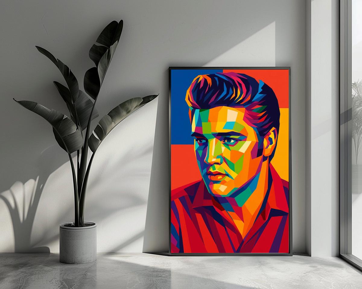 Elvis Presley Pop Art poster van 25 Artstreet