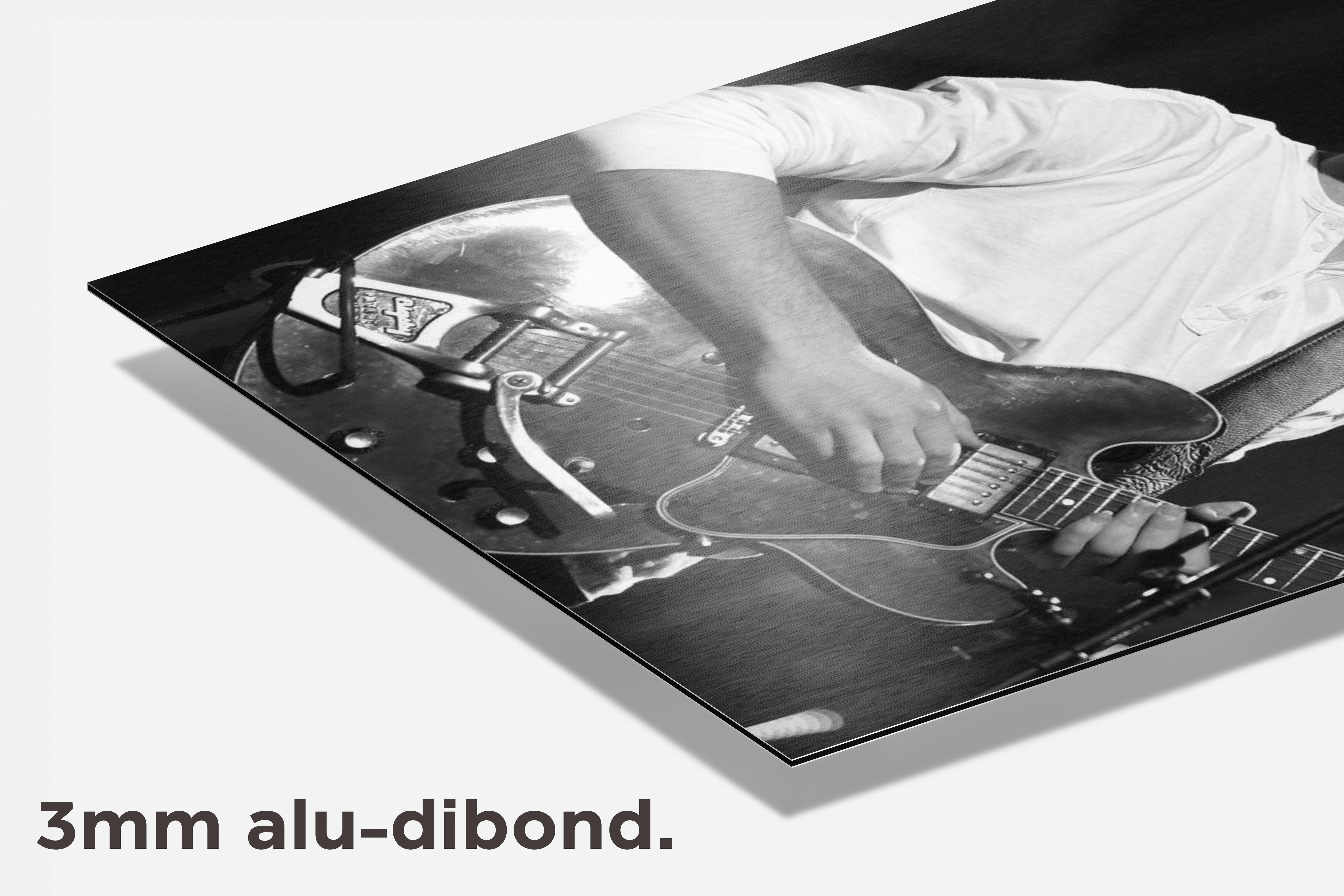 Niall Horan Zwart Wit dibond detail
