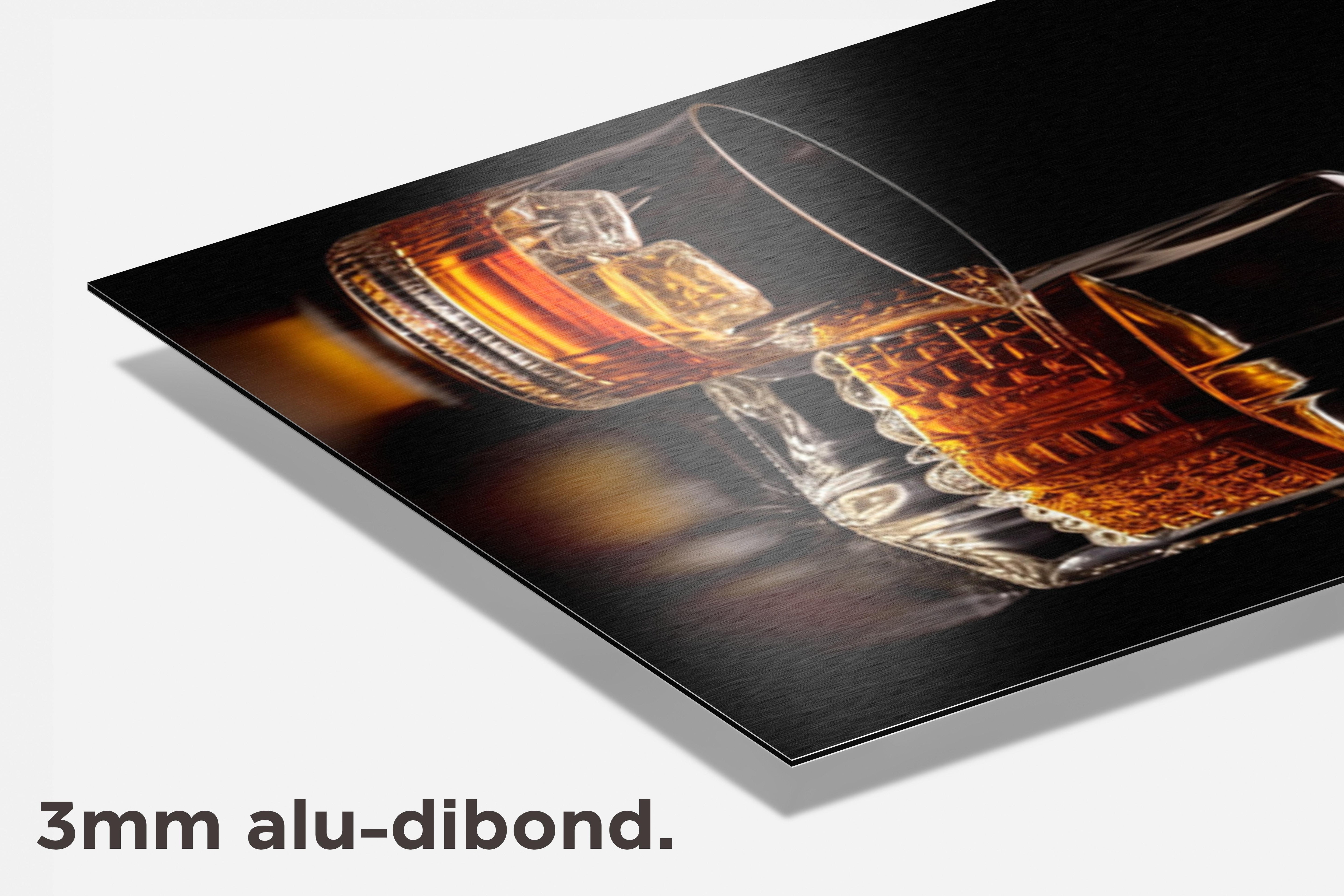 Whiskey Karaf dibond detail