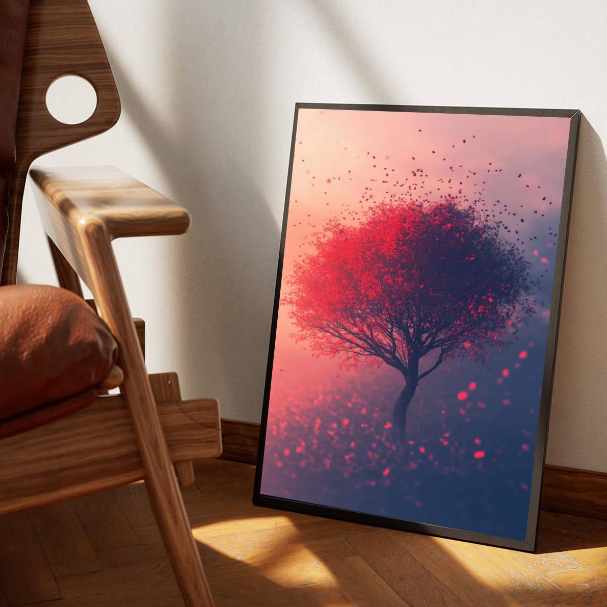 Tree Minimalist dans un intérieur