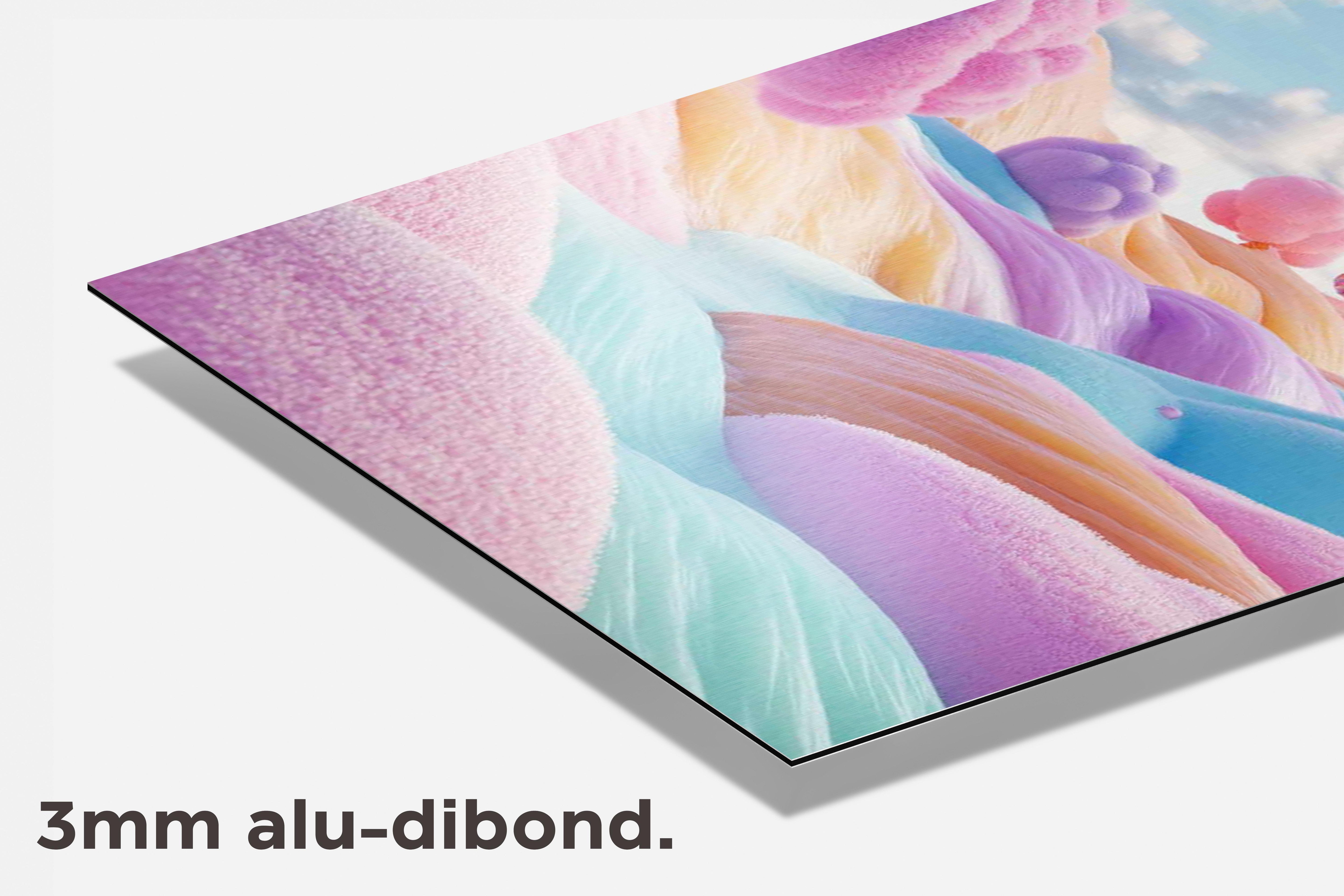 Snoep Land dibond detail