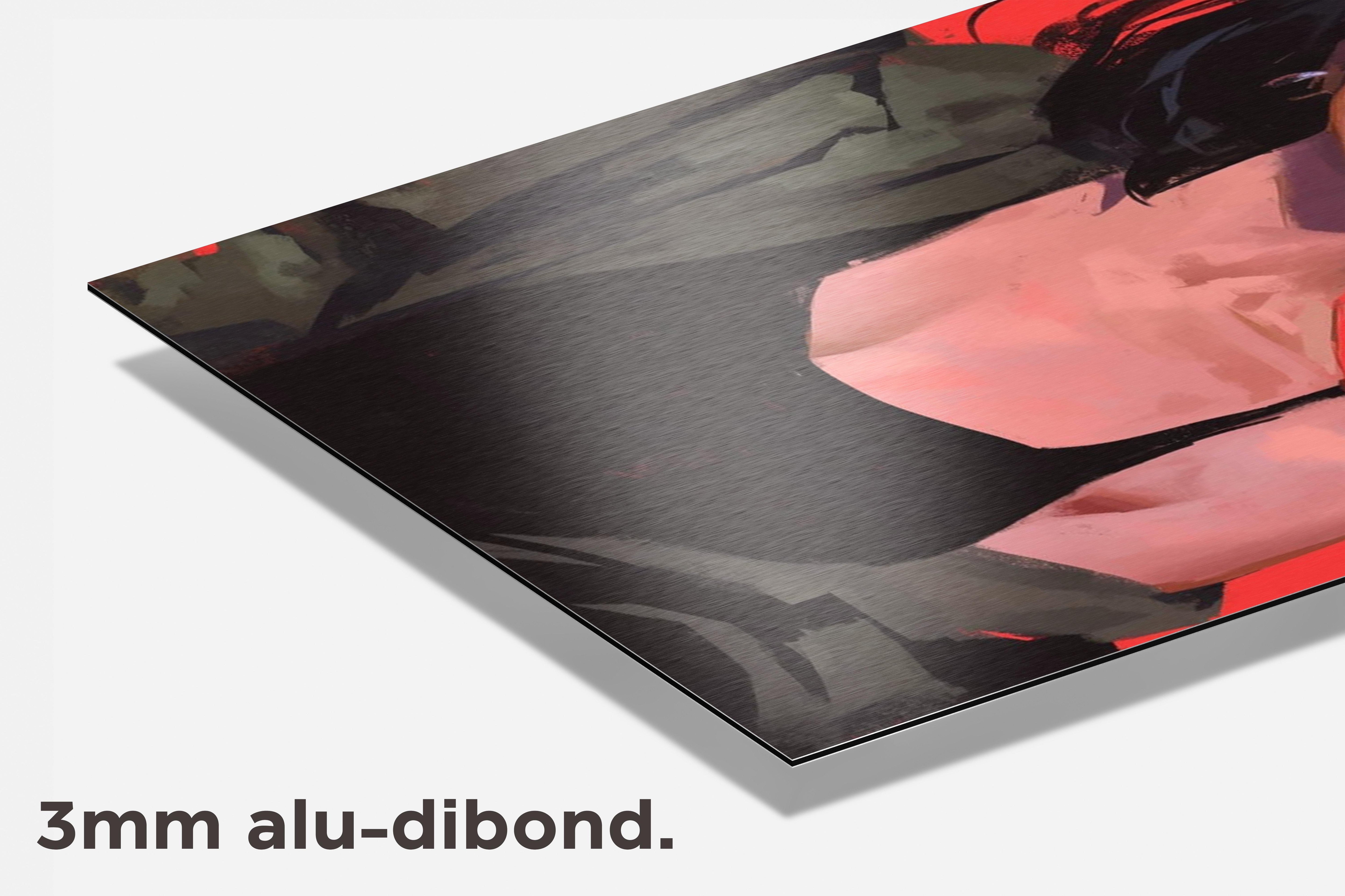 Meisje Mode dibond detail