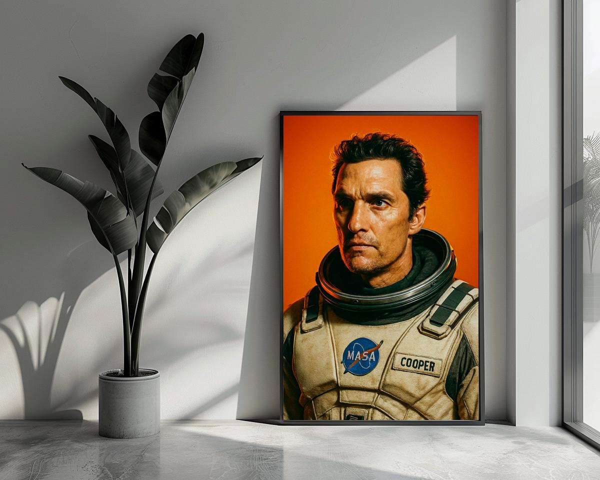 Matthew McConaughey Interstellar poster van 25 Artstreet