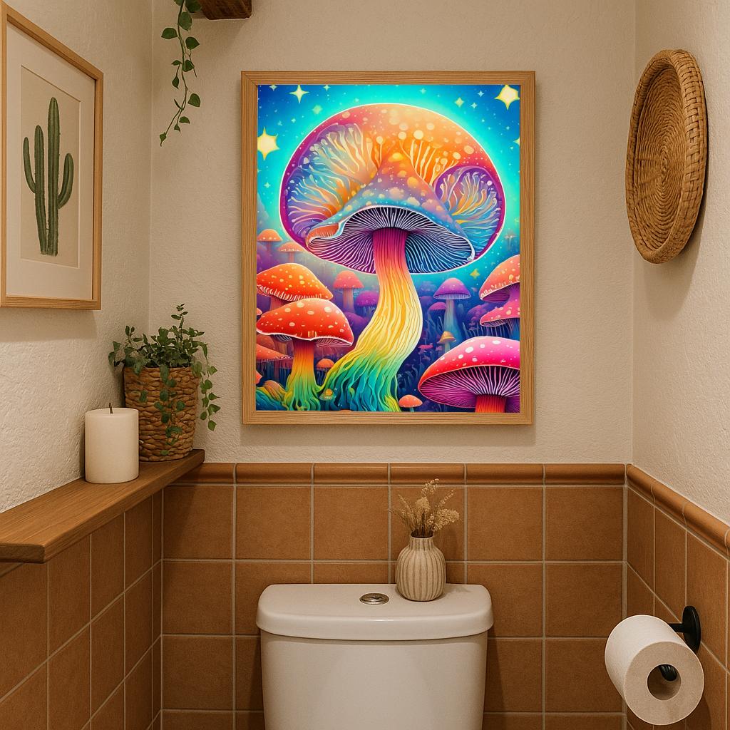 Psychedelic Mushroom poster sfeerbeeld 2