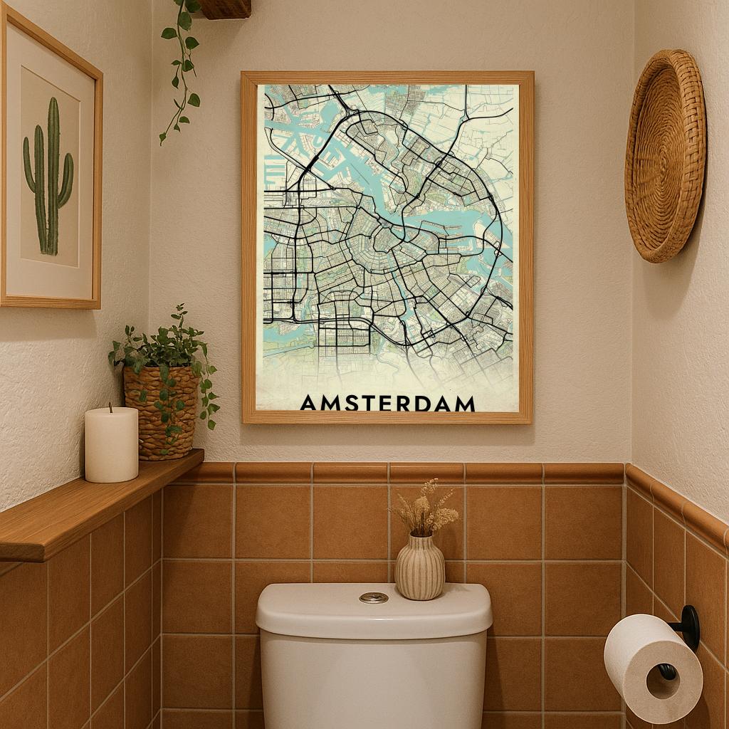 Amsterdam Vintage poster sfeerbeeld 3