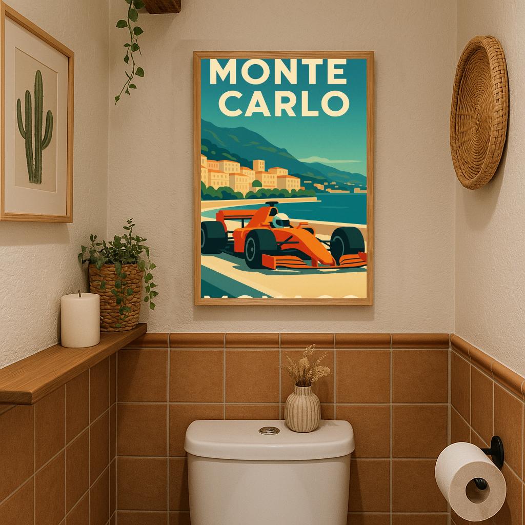 Monte Carlo Monaco F1 poster sfeerbeeld 3
