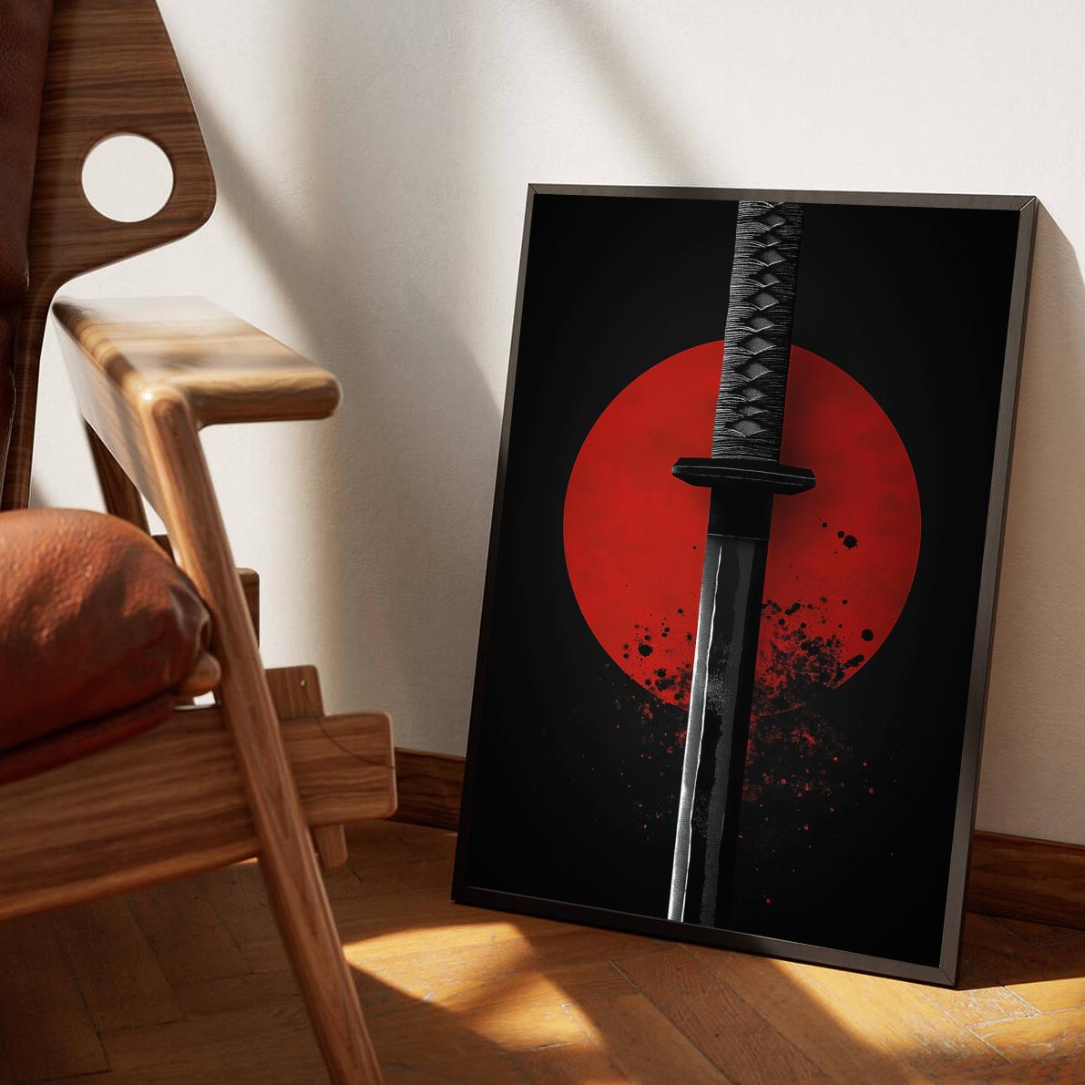 Sword Samurai poster van 25 Artstreet