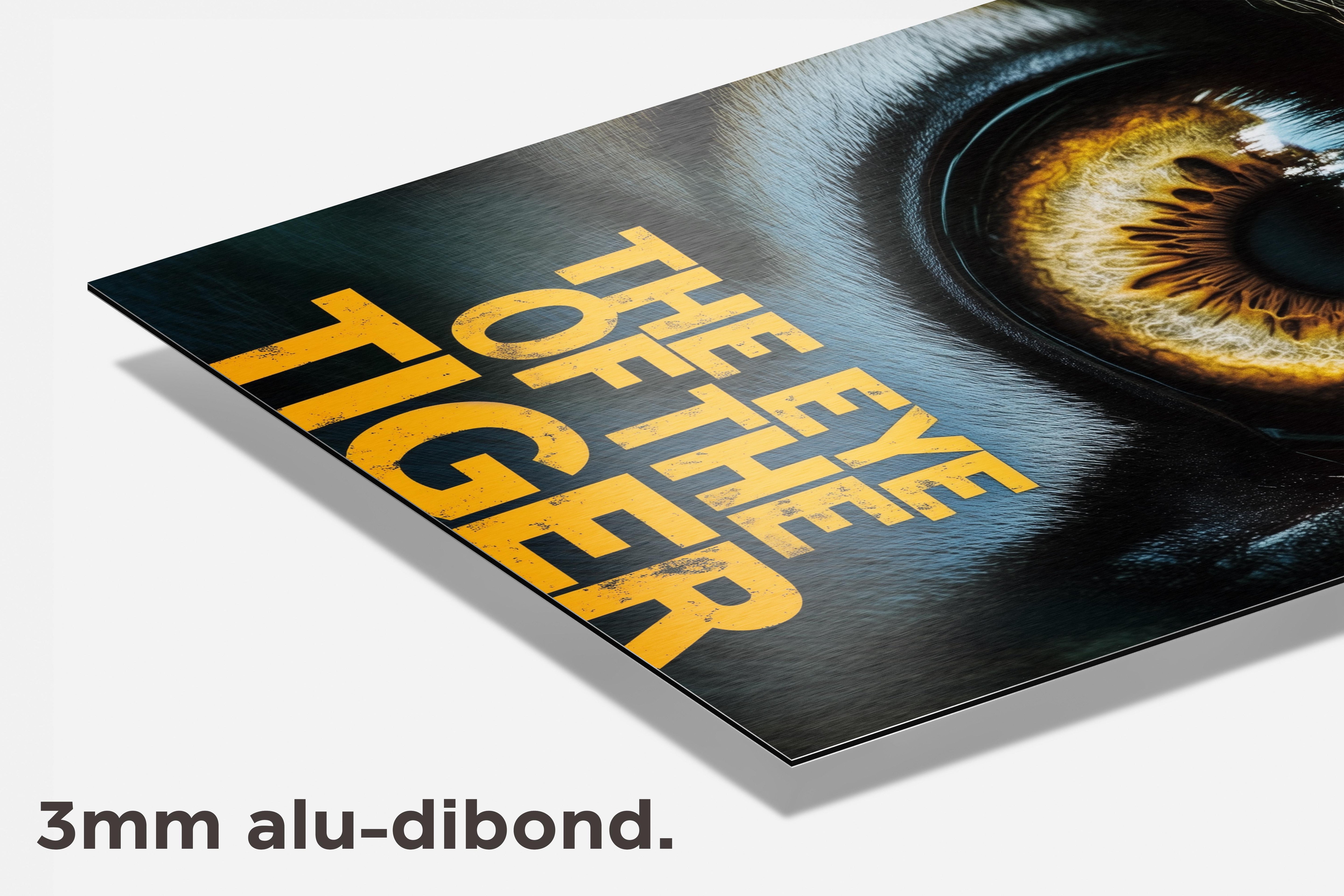 Eye Of The Tiger dibond detail