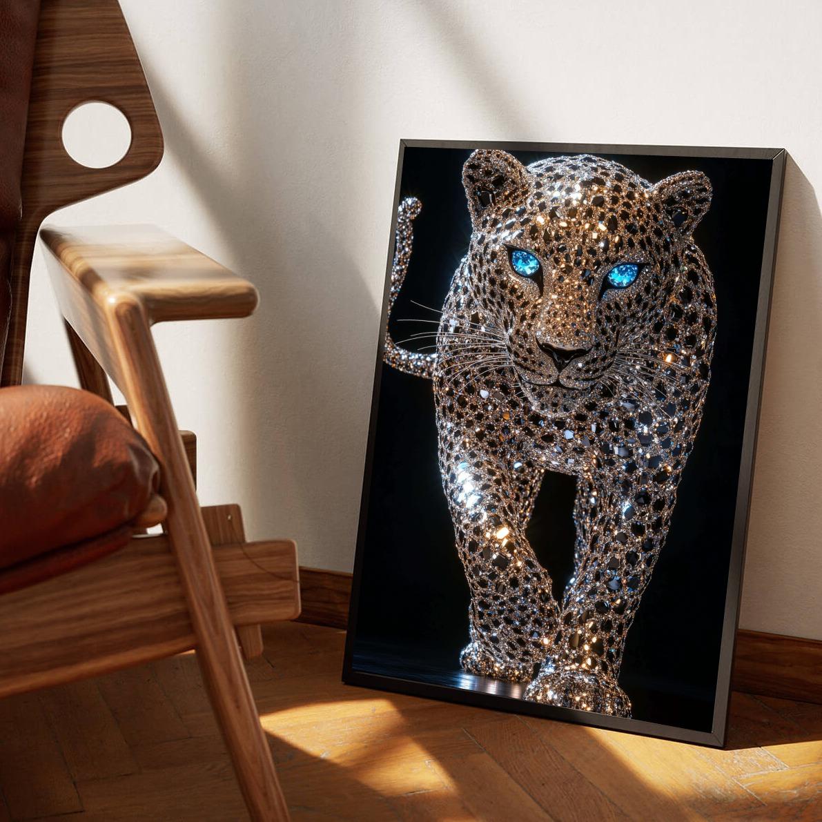 Leopard Crystal poster van 25 Artstreet